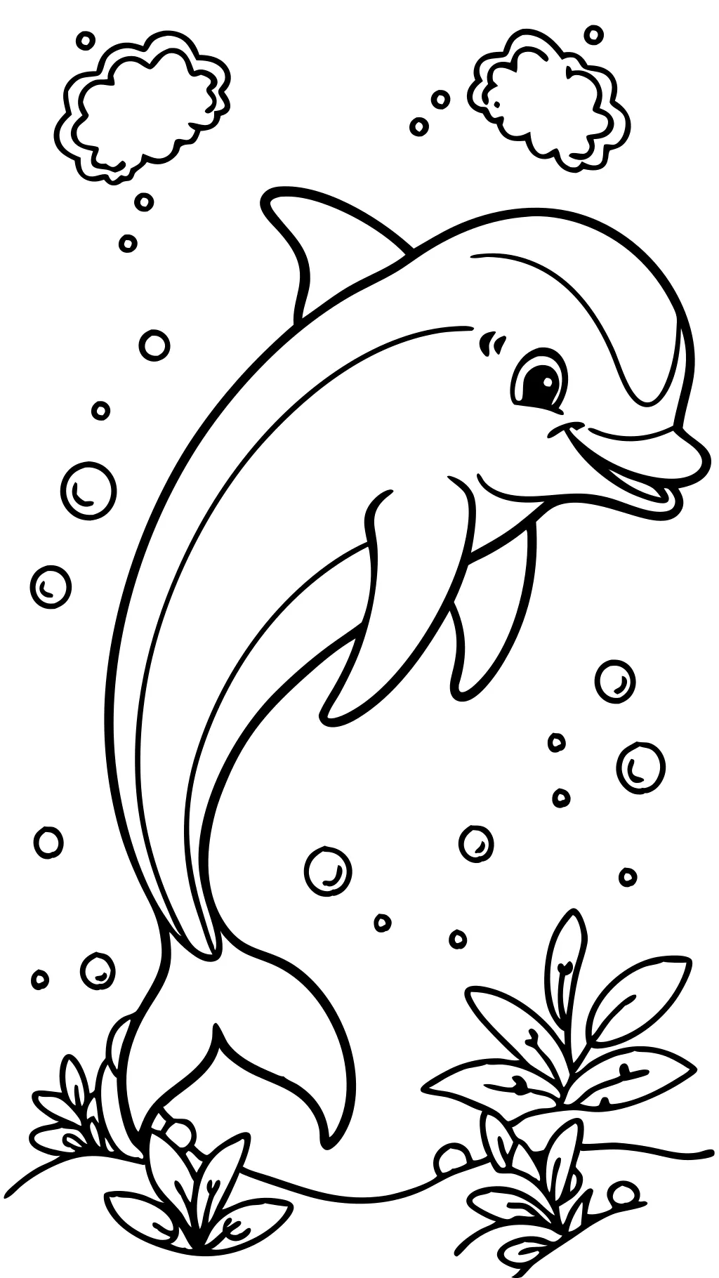 coloriages dauphins gratuits